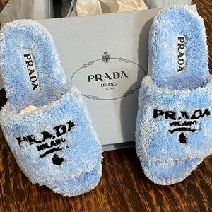 Prada Terrycloth Slipper/Sandal
